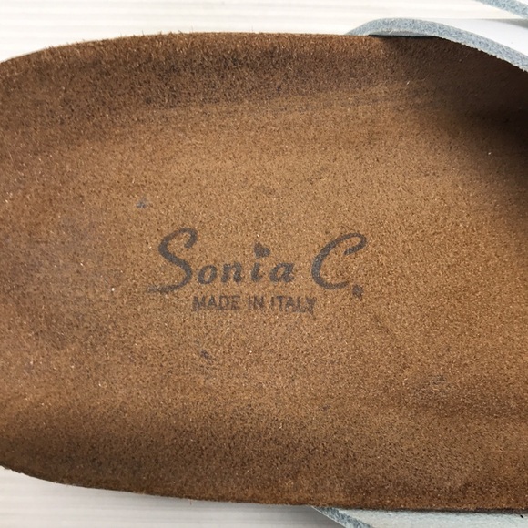 Woman’s Sandals made in Italy with cork and suede footbed - Picture 12 of 15